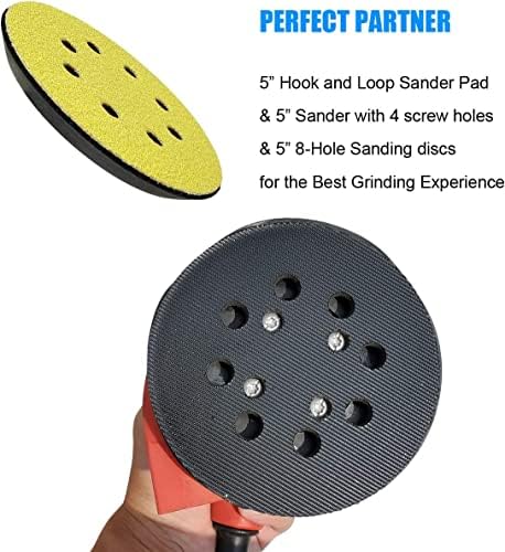 2PCS 5" Hook & Loop Sander Pad Fits Ryobi RS290 RS240 RS280 Ridgid