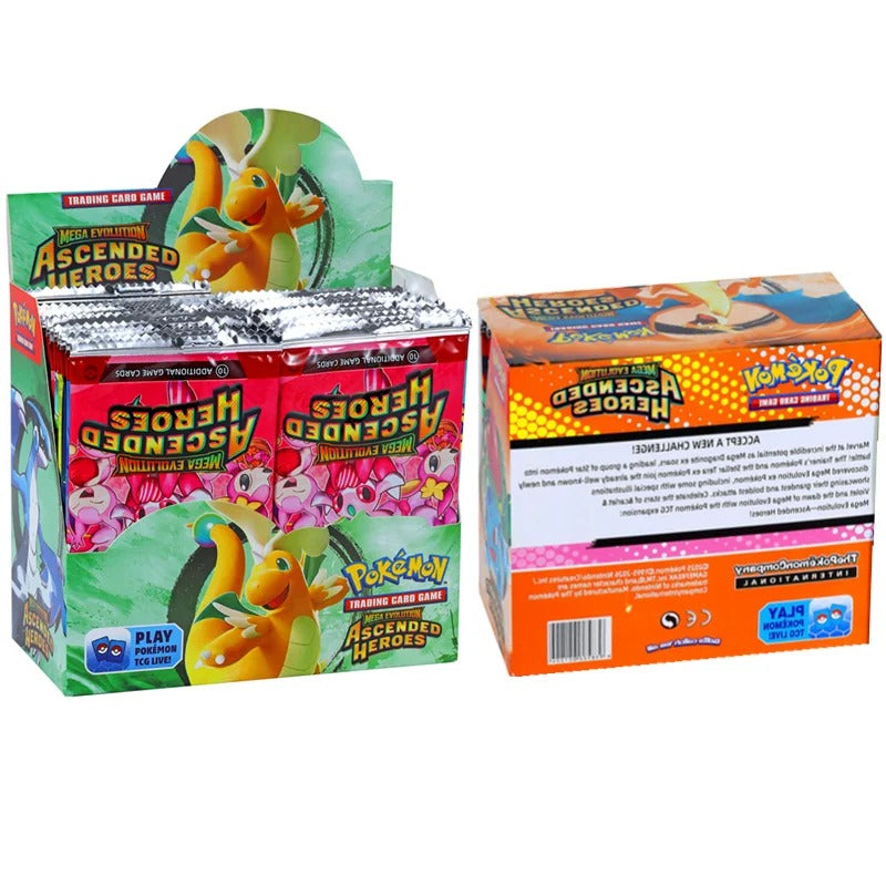 Pokémon Cards Whole Set Foil 36 Packs Charizard Ascended Heroes Booster Pack Ships Randomly from 4 Designs Prismatic Evolutions