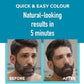 Just for men Moustache & Beard Dark Brown Dye, Eliminates Grey for a Thicker & Fuller Look M45