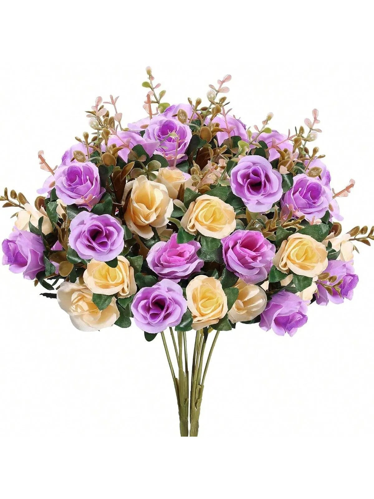 Artificial Flowers Silk Rose Wedding Home Festival Room Decoration Bride Bouquet Diy Scrapbooking Garland Wall Photography Props