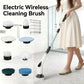 Electric Cleaning Brush 3-Gear Handheld Cordless Rotating Scrubber With Extended Handle Spin Scrubber For Bathroom Kitchen Floor