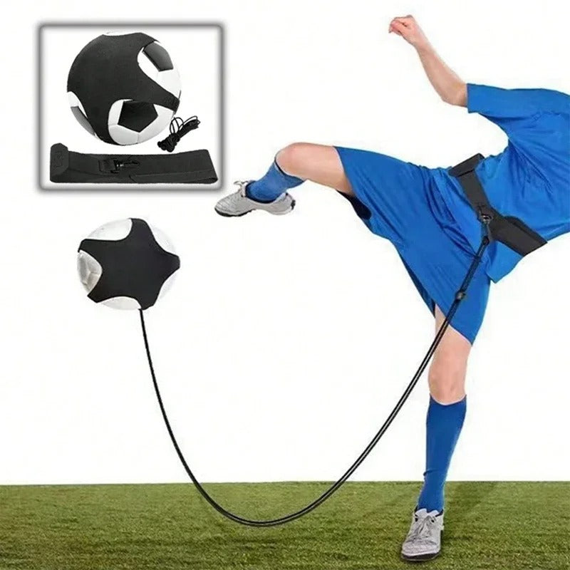 Kids Soccer Trainer Solo Football Kick Practice Adjustable Training Belt