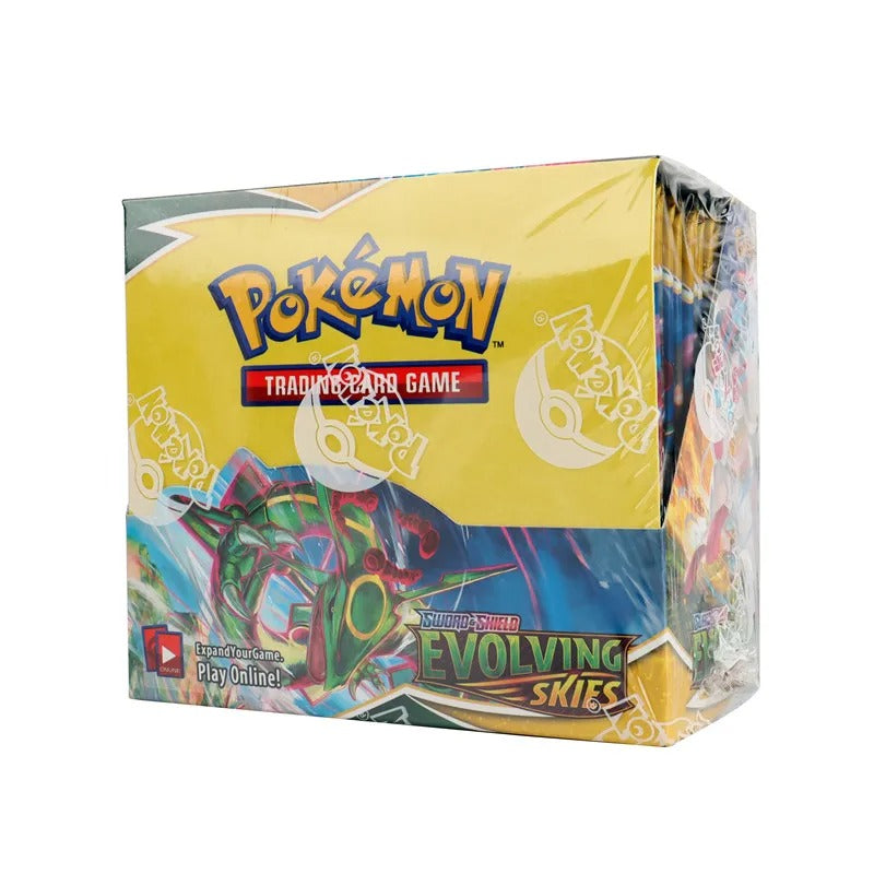 English Pokémon TCG: Sword shield Evolving skies Booster Box Pokemon trade card 36 Pack Box