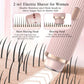 Women's Electric Shaver 2-in-1 Bikini Area Hair Trimmer Cordless Waterproof Rechargeable Wet/Dry Use Dual-Head Detachable Razor