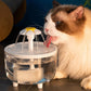 1200ml USB Cat Water Fountain Pet Drinking Dispenser Drinker Auto Filter Transparent Cat Drinker Automatic Cat Drink Bowl Filter