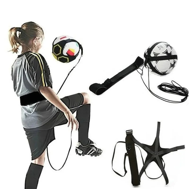 Kids Soccer Trainer Solo Football Kick Practice Adjustable Training Belt