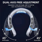 8000mAh USB Hanging Neck Fan Portable Bladeless Mini Rechargeable Mute LED Digital Display Electric Air Cooler Handheld