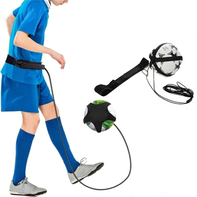 Kids Soccer Trainer Solo Football Kick Practice Adjustable Training Belt