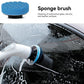 Electric Cleaning Brush 3-Gear Handheld Cordless Rotating Scrubber With Extended Handle Spin Scrubber For Bathroom Kitchen Floor