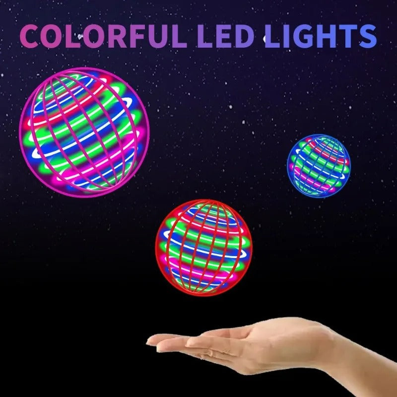 Magic Flying Ball LED Hover Spinner Hand Controlled Boomerang Toy Gift Kids
