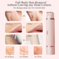 Women's Electric Shaver 2-in-1 Bikini Area Hair Trimmer Cordless Waterproof Rechargeable Wet/Dry Use Dual-Head Detachable Razor