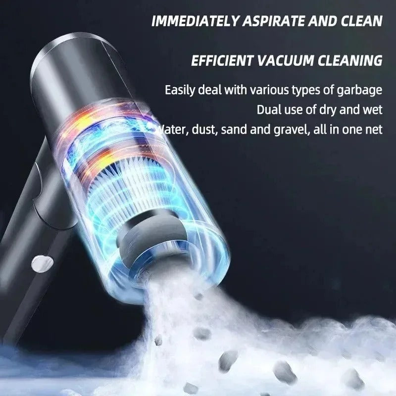 Strong Suction Portable Handheld Cordless Mini Car Vacuum USB Charging Multipurpose Cleaner For Car Home Office Sofa Pet Hair
