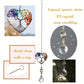 1pc Rainbow Crystal Sun Catcher, Tree Of Life Suncatchers Heart Shaped Hanging Ornament Chakra Stones Window Crystal Ball Prism