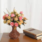 Artificial Flowers Silk Rose Wedding Home Festival Room Decoration Bride Bouquet Diy Scrapbooking Garland Wall Photography Props