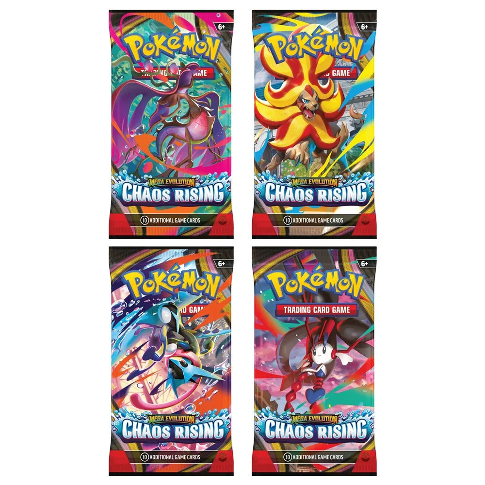 Pokémon TCG: Mega Evolution—Chaos Rising Booster Display